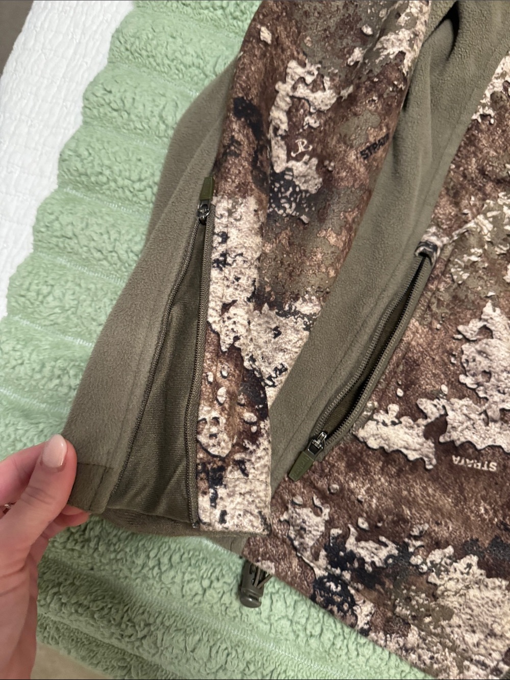 RedHead Realtree-Style Utility Jacket in Brown and Olive - warm/fleece - Picture 5 of 10